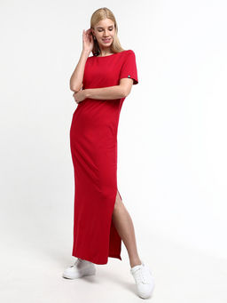 Платье из  трикотажного полотна стрейч - F5 фото 3