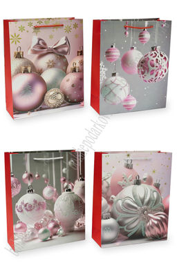 Пакет Новогодний 26*32*10 см (12 шт) SF-7569, микс №32