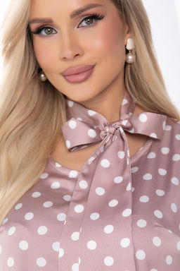 Блуза Тина (пудра) Б8098 - Lt collection фото 5