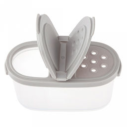 Контейнер для специй пластмассовый 120мл, 5х5х10,5см, смоки (Россия)