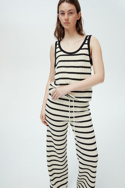 Top de tirantes en punto con textura - H&m фото 3