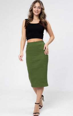 Юбка женская 209L11-30 хаки