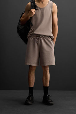 JOGGER BERMUDA SHORTS - Zara фото 3