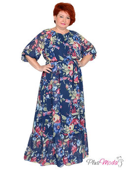 Платье Модель №1559 размеры 44-84 - Plusmoda фото 4