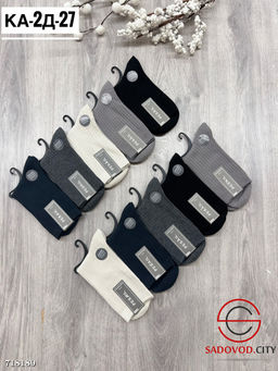 Мужские носки однотонные 10 пар