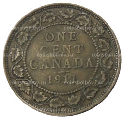 1 цент 1911 года Канада