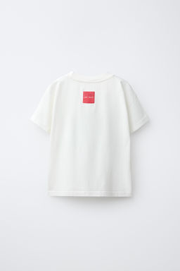 CAMISETA ESTAMPADO CLARA CEBRIAN  / Blanco - Zara фото 2