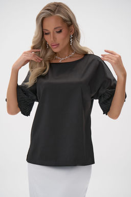 Блузка Луана (чёрный) - Эльза фото 14