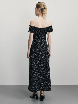 Платье миди с цветочным принтом / Zarina  фото 5