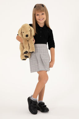 Черный базовый свитшот для девочек - U.s. polo assn фото 4