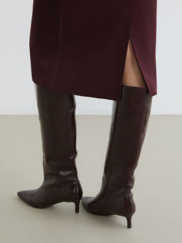 Beli Lastikli Y?rtma?l? Triko Etek