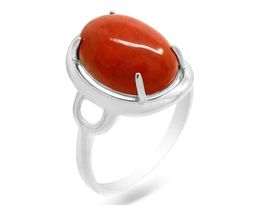Кольцо из серебра яшма, КП13