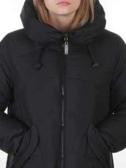 A622 BLACK Куртка зимняя женская (200 гр. био-пух)