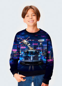 Свитшот "Pagani",темно-синий