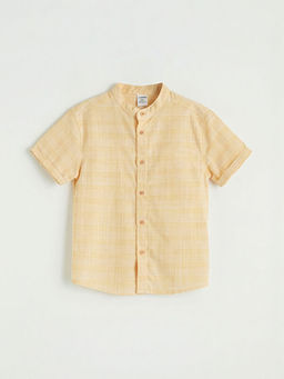 Hakim Yaka K?sa Kollu Erkek ?ocuk G?mlek