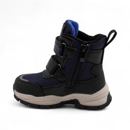 Ботинки мембранные на меху В6672-2 синие - BONCY фото 3