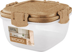 Цена за 2 шт. Контейнер для продуктов Sugar&Spice Wood герметичный 0,35л квадратный SE223910624,,