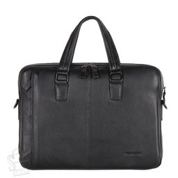 Портфель мужской кожаный 22-1167-1H black Heanbag  в Новосибирске