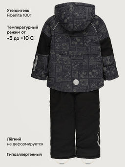 Костюм 7м2126 графит/черный