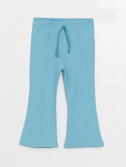 Beli Lastikli Basic K?z Bebek Tayt Pantolon