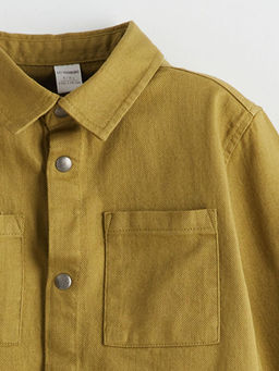 Basic Uzun Kollu Erkek ?ocuk G?mlek