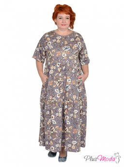 Платье Модель №1221 размеры 44-84 - Plusmoda фото 7