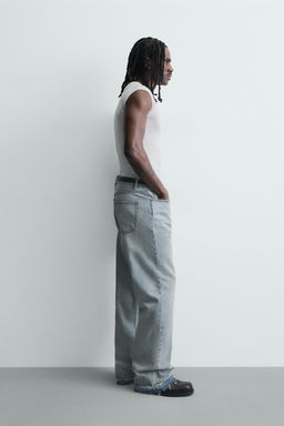 JEANS LOOSE FIT / Azul claro - Zara фото 4
