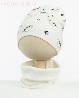 03-4-IT Комплект (шапка+снуд) (50-52)