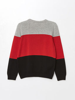 Bisiklet Yaka Spiderman Desenli Uzun Kollu Erkek ?ocuk Triko Kazak - Waikiki фото 2