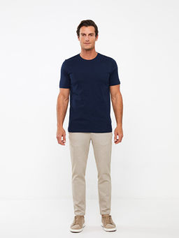 Bisiklet Yaka Penye Erkek Ti??rt