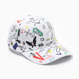 Кепка MINAKU Yeee, белая, размер 58