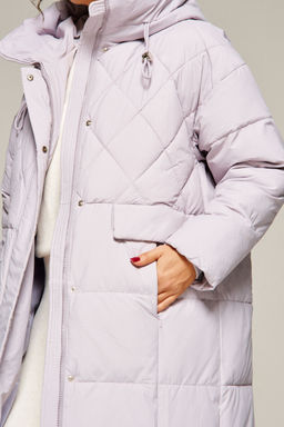 Пальто Beautiful Free 8016 светло-серый