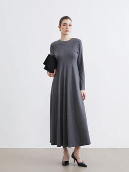 Bisiklet Yaka Klo? Elbise