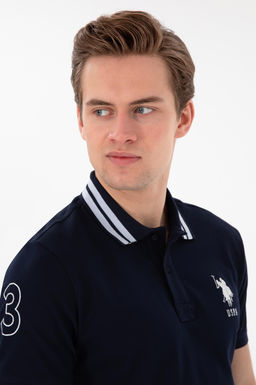 Erkek Slim Fit Polo Yaka Lacivert Basic Ti__rt Sepette S_rpriz _ndirim - U.s. polo assn фото 2