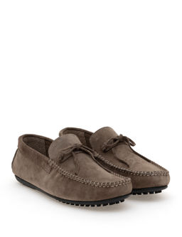 Vizon Kau_uk Taban %100 Deri Loafer Ayakkab_