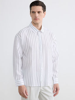 Regular Fit ?izgili Erkek G?mlek