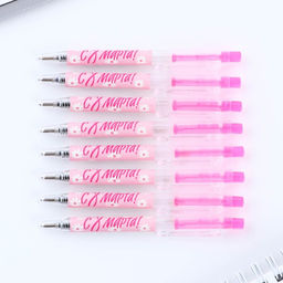 Цена за 10 шт. Ручка шариковая, синяя паста, 0.5 мм, автоматическая мини С 8 марта!