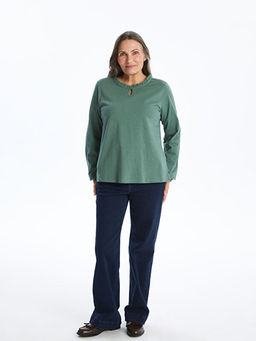 Bisiklet Yaka Kad?n Bluz