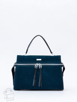 Сумка женская кожаная 9675MSS d.blue Velina Fabbiano-Safenta в Новосибирске