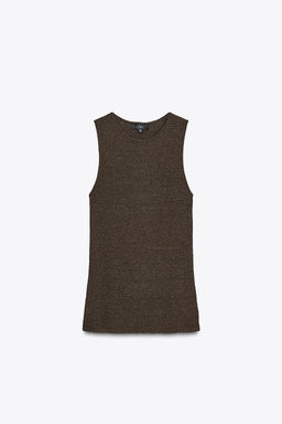 TEXTURED KNIT LONG TOP - Zara фото 4