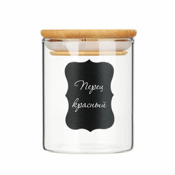 Набор банок для специй, 4шт., 190мл,стекло, бамбук VETTA ЭКО арт. 828-330 - Полимербыт фото 5