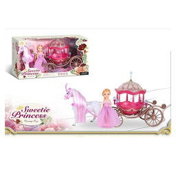 Карета с лошадкой и куклой (3110713) в коробке 42*15,5*23см