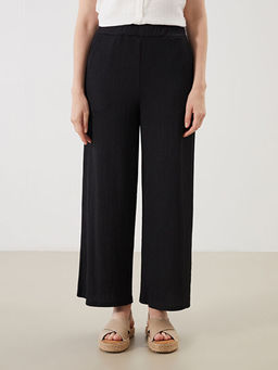 Beli Lastikli Dokulu Geni? Pa?a Kad?n Pantolon