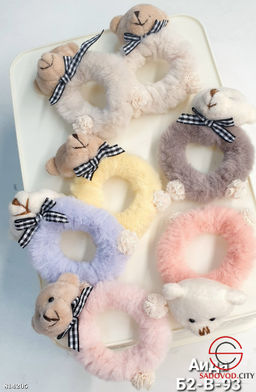 Плюшевые резинки для волос в виде медвежат