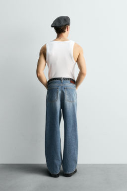 RELAXED STRAIGHT-LEG LIMITED EDITION JEANS - Zara фото 3
