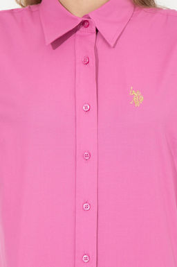 U. S. Polo Assn Женская розовая базовая рубашка с длинным рукавом - U.s. polo assn фото 17