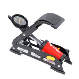 Насос ножной с манометром COMIRON FUJIN 1, стальная рама, алюминиевый цилиндр Presta-Schrader-Dunlop, 8,3 бар. Один поршень. /уп 15 - Галеонтрейд фото 3