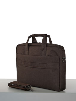 LACCOMA сумка НБ916-коричневый полиэстр  фото 4