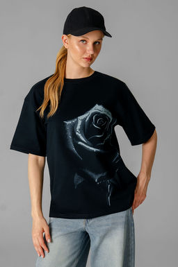 Арт. 31172 Футболка женская  44-52 (5 шт) Цвет:черный