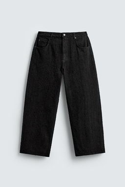 RELAXED FIT JEANS TEXTURE - Zara фото 7